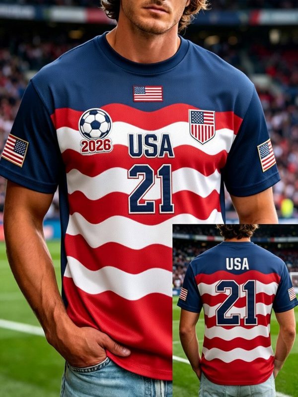 Fan Shirt USA FIFA World Cup 2026 Match Day Essential Gift For Men - GowGowStore