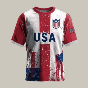 T-Shirt USA 2026 FIFA World Cup Soccer Nation Tee Gift For The Whole Family - GowGowStore