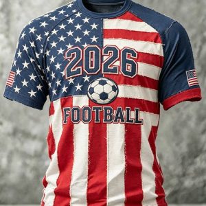 FIFA World Cup 2026 USA Crew Tee Match Day Essential Gift For Mom - GowGowStore