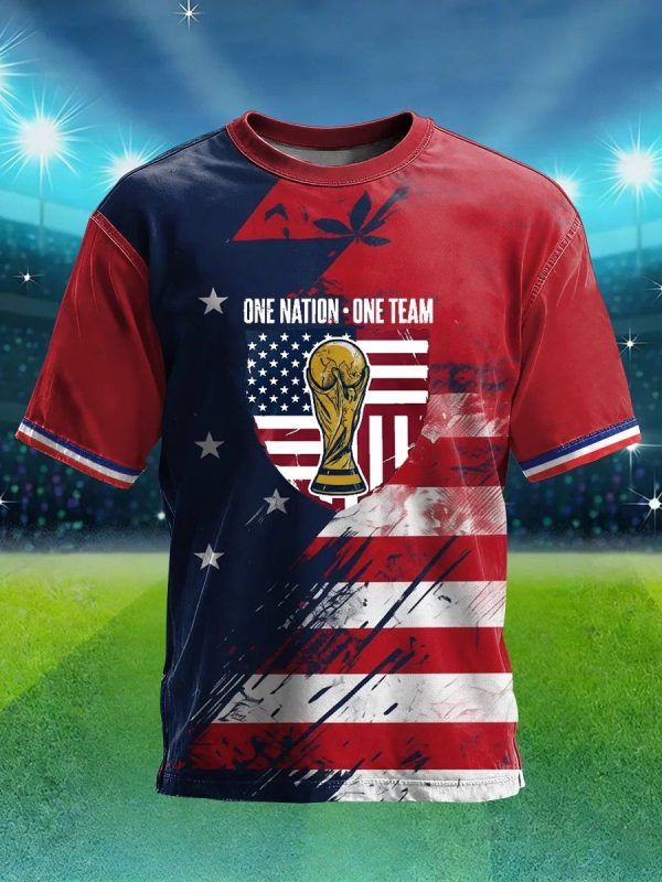 FIFA World Cup 2026 USA Performance Tee Soccer Nation Tee Fan Appreciation Gift - GowGowStore