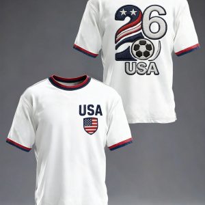 USA 2026 World Cup T-Shirt World Cup Fan Collection Gift For Husband - GowGowStore