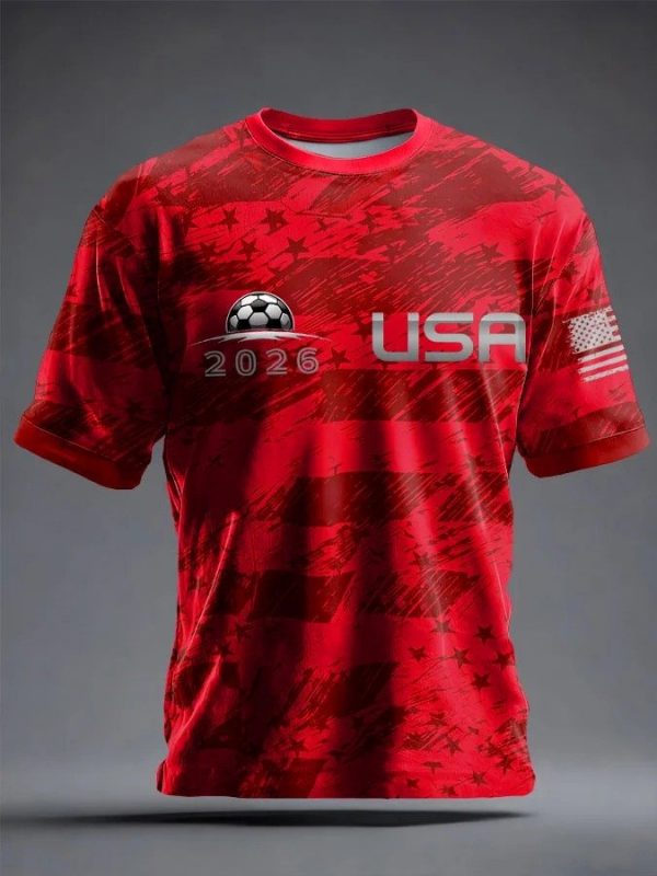 USA World Cup 2026 Crew Tee Soccer Squad Gear Gift For Husband - GowGowStore