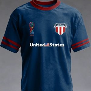 USA T-Shirt 2026 FIFA World Cup Team Spirit Shirt Father's Day Present - GowGowStore