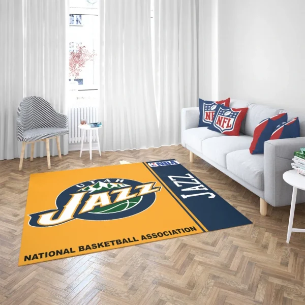 Utah Jazz NBA Basketball Floor Rug