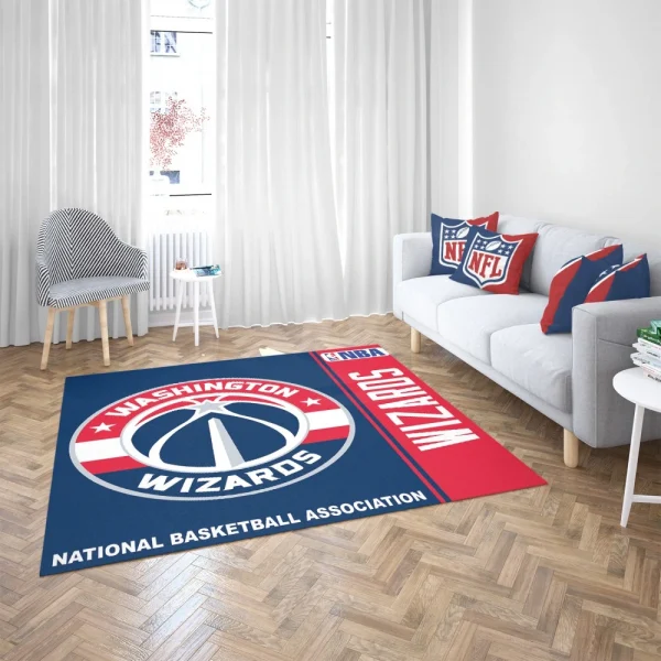 Washington Wizards NBA Basketball Floor Rug