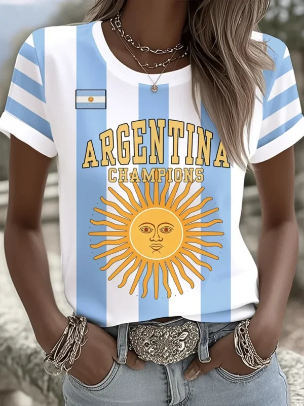 FIFA World Cup 2026 Argentina T-Shirt Tailgate Day Shirt Surprise Gift For Fans - GowGowStore