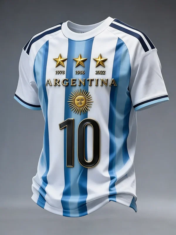 Performance Tee Argentina 2026 World Cup Soccer Pride Apparel Birthday Gift For Her - GowGowStore