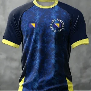 2026 World Cup Bosnia and Herzegovina Graphic Tee Football Fan Favorite Gift For Dad - GowGowStore