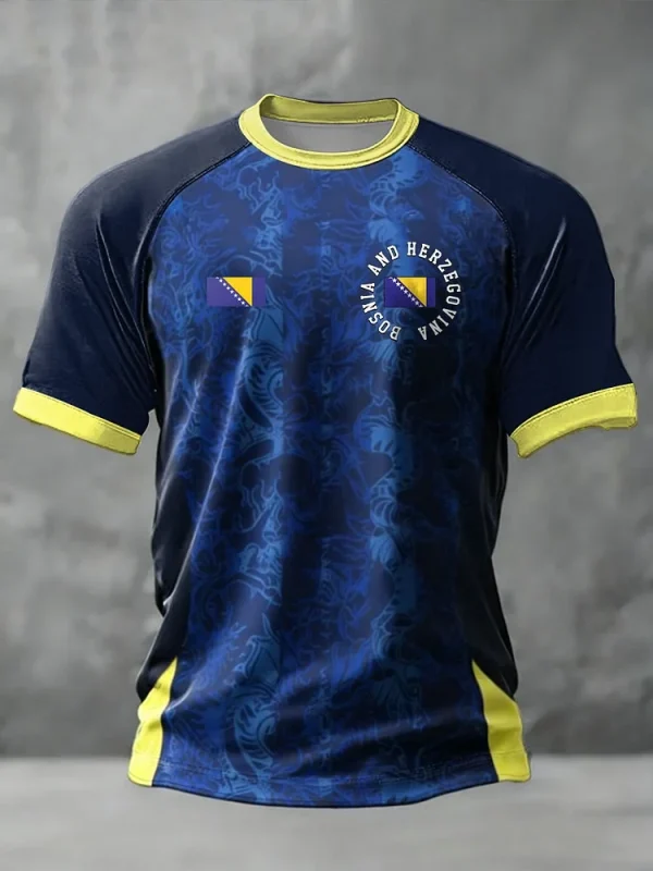 2026 World Cup Bosnia and Herzegovina Graphic Tee Football Fan Favorite Gift For Dad - GowGowStore