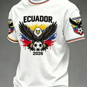 Ecuador Crew Tee FIFA World Cup 2026 Soccer Nation Pride Gift For Wife - GowGowStore