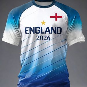 Crew Tee England World Cup 2026 Soccer Supporters Tee Birthday Gift For Her - GowGowStore