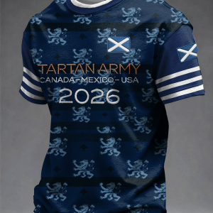 Tee Scotland World Cup 2026 Soccer Nation Tee Gift For Soccer Lovers - GowGowStore