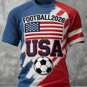 2026 World Cup USA Tee Team Spirit Shirt Gift For Soccer Fans - GowGowStore