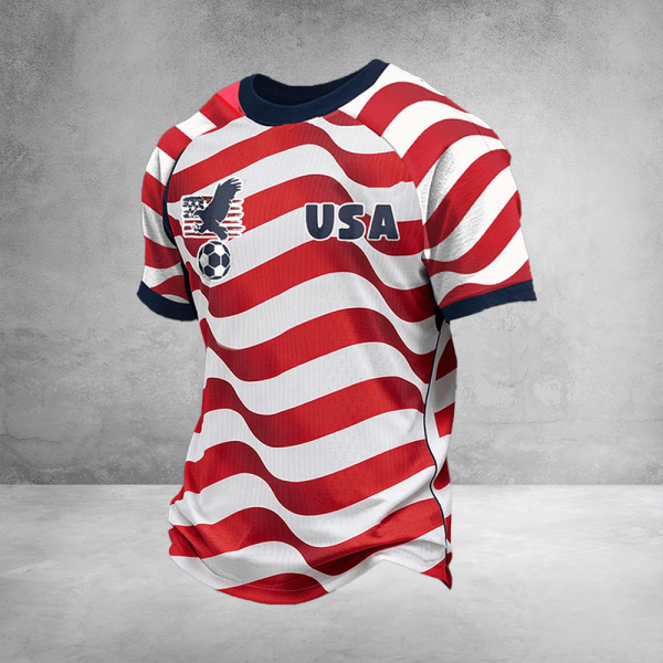 USA Crew Tee 2026 FIFA World Cup Fan Zone Apparel Surprise Gift For Fans - GowGowStore