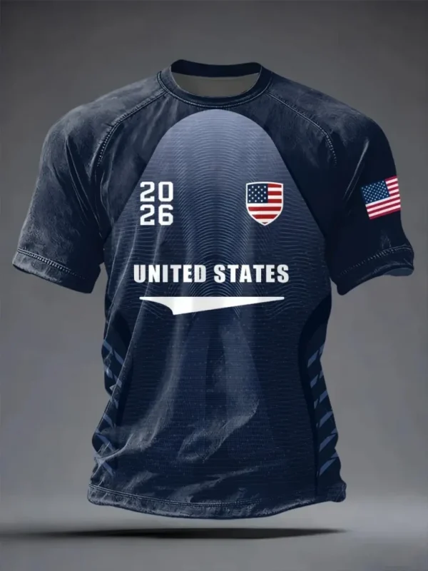 USA Crew Tee 2026 World Cup Team Spirit Shirt Holiday Gift Idea - GowGowStore