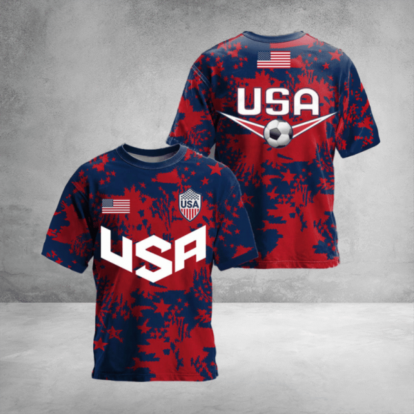 2026 World Cup USA Crew Tee World Cup Spirit Wear Gift For Dad - GowGowStore