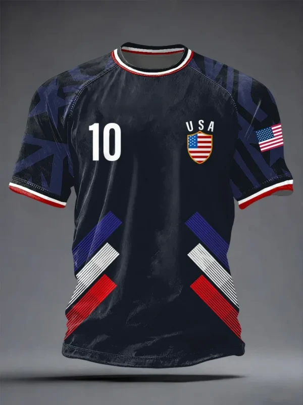 Graphic Tee USA 2026 FIFA World Cup Soccer Lover Wardrobe Father's Day Present - GowGowStore