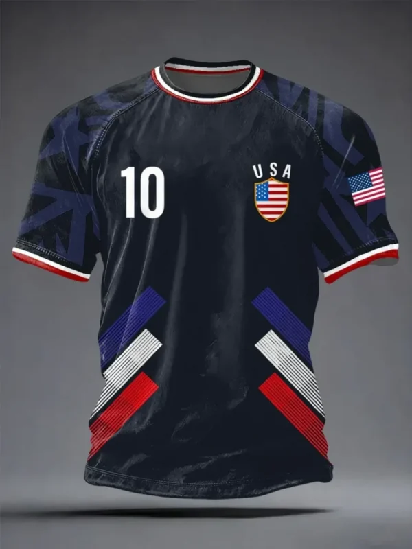 Graphic Tee USA 2026 FIFA World Cup Soccer Lover Wardrobe Father's Day Present - GowGowStore