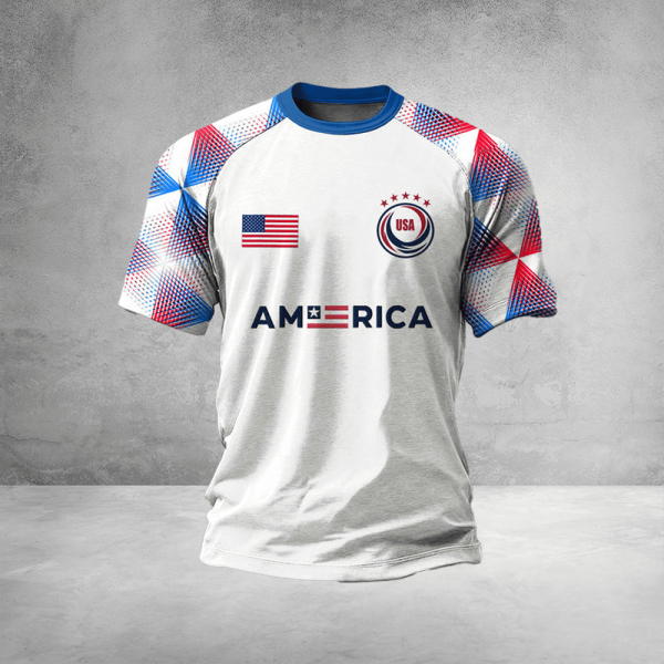 USA 2026 World Cup Graphic Tee Soccer Nation Pride Birthday Gift For Him - GowGowStore