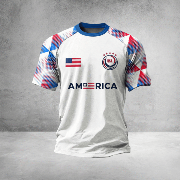 USA 2026 World Cup Graphic Tee Soccer Nation Pride Birthday Gift For Him - GowGowStore