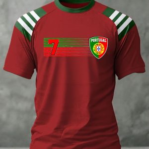Portugal 2026 FIFA World Cup Ronaldo 7 T-Shirt World Cup Fan Edition Gift For Boyfriend - GowGowStore