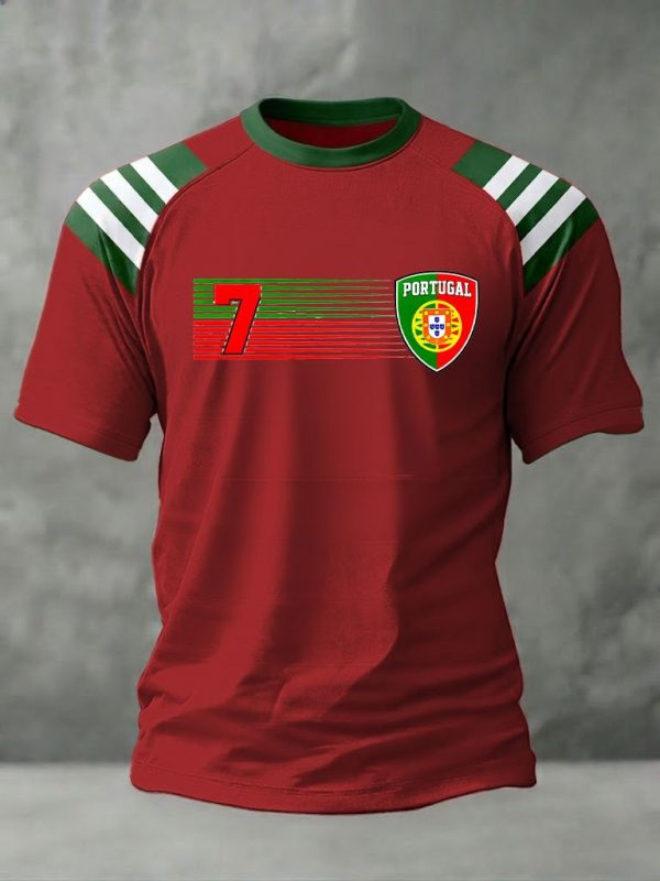 Portugal 2026 FIFA World Cup Ronaldo 7 T-Shirt World Cup Fan Edition Gift For Boyfriend - GowGowStore