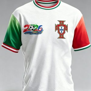 Portugal World Cup 2026 Performance Tee Soccer Nation Pride Birthday Gift For Him - GowGowStore