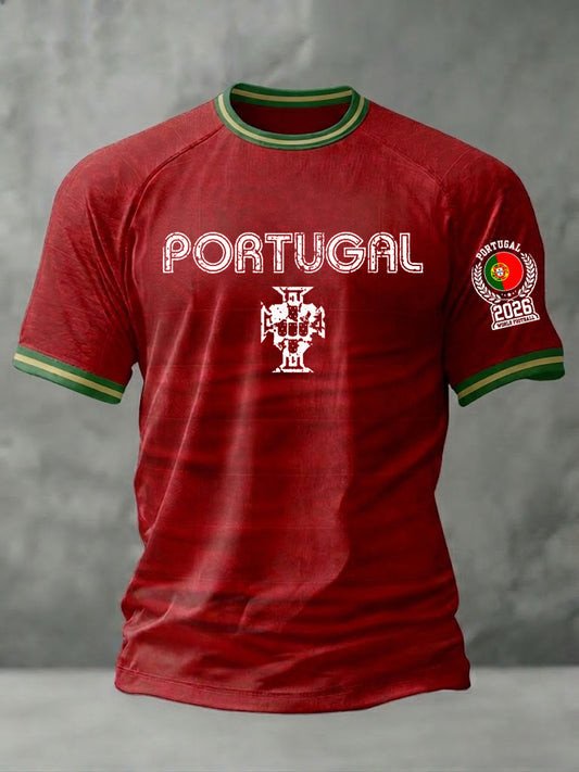Graphic Tee Portugal 2026 World Cup Match Day Essential Father's Day Present - GowGowStore