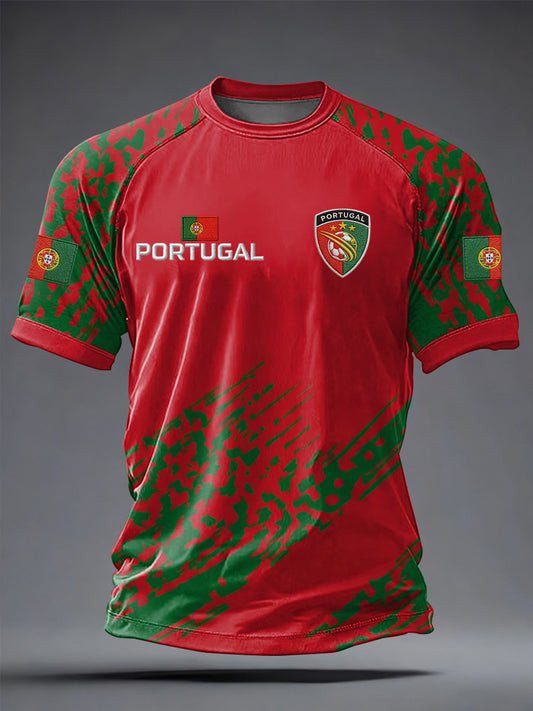 World Cup 2026 Portugal CR7 Graphic Tee Soccer Squad Gear Birthday Gift For Him - GowGowStore