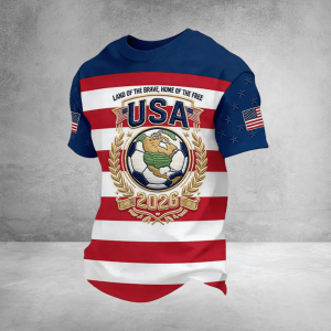 USA Tee World Cup 2026 Soccer Supporters Tee Gift For Husband - GowGowStore