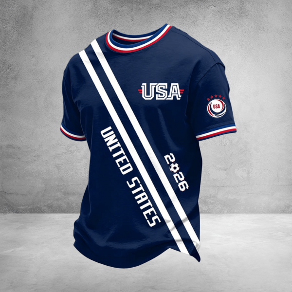 USA T-Shirt World Cup 2026 Soccer Champion Vibes Birthday Gift For Her - GowGowStore