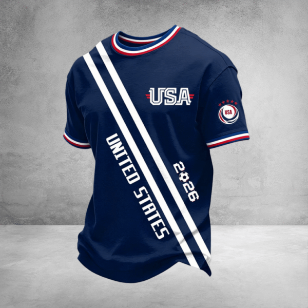 USA T-Shirt World Cup 2026 Soccer Champion Vibes Birthday Gift For Her - GowGowStore