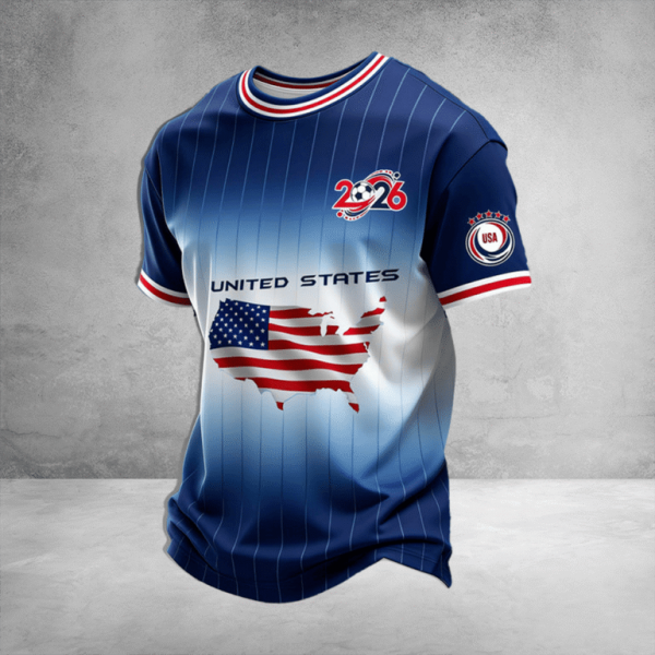 USA T-Shirt 2026 FIFA World Cup Game Day Fan Apparel Gift For Soccer Lovers - GowGowStore