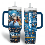 Alan Jackson Music Custom Stanley Quencher 40oz Stainless Steel Tumbler With Handle