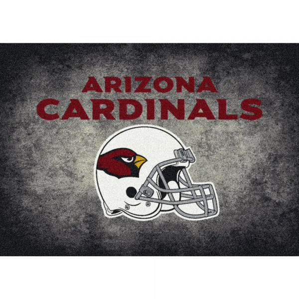 Arizona Cardinals NFL Team Distressed Rug