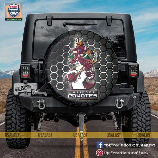 Arizona Coyotes NHL Mascot Spare Tire Cover - Badmintonshirt Shop