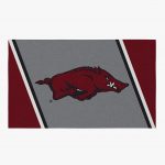 Arkansas Razorbacks Area Rug Football Team Logo Carpet Living Room Rugs V11251 - Dreamrooma
