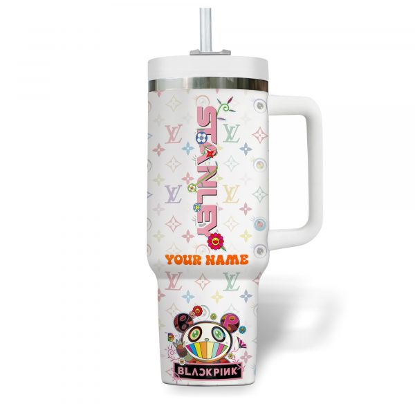 Blackpink Music Custom Stanley Quencher 40oz Stainless Steel Tumbler With Handle
