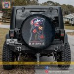 Columbus Blue Jackets NHL Mascot Spare Tire Cover - Badmintonshirt Shop