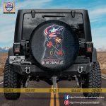 Columbus Blue Jackets NHL Mascot Spare Tire Cover - Badmintonshirt Shop