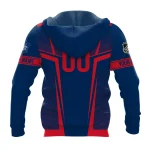 Custom Name & Number NHL Columbus Blue Jackets Exclusive All Over Prints Graphic Hoodie
