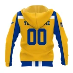 Custom Name & Number NHL St. Louis Blues Exclusive All Over Prints Graphic Hoodie
