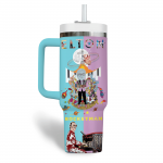 Elton John Music Custom Stanley Quencher 40oz Stainless Steel Tumbler With Handle