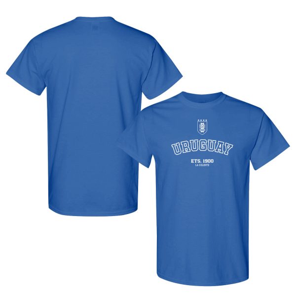 FIFA World Cup 2026 Uruguay Year Established Graphic Unisex T-Shirt - Blue - Jersey Teams