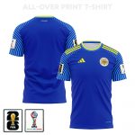 Curacao 2026 Home 3D T-shirt Fully Printed – Unisex, Blue - Jersey Teams
