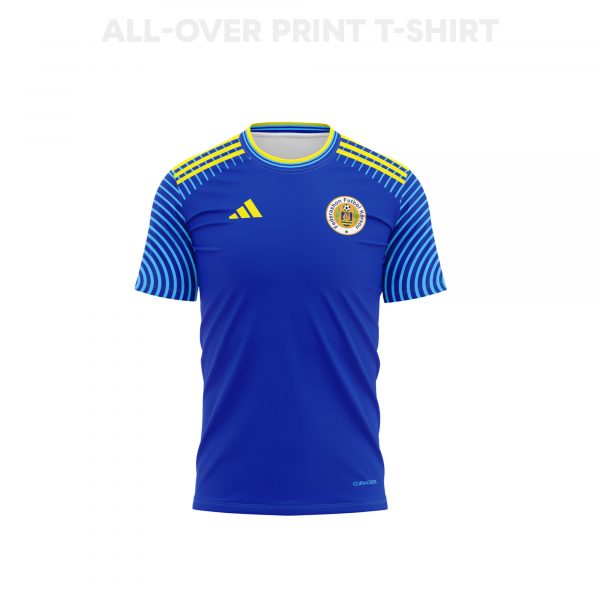 Curacao 2026 Home 3D T-shirt Fully Printed – Unisex, Blue - Jersey Teams