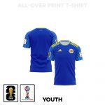 Curacao 2026 Youth Home 3D T-shirt Fully Printed – Blue - Jersey Teams