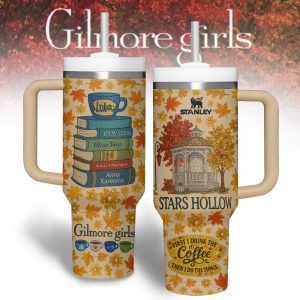 Gilmore Girls TV Series Custom Stanley Quencher 40oz Stainless Steel Tumbler With Handle