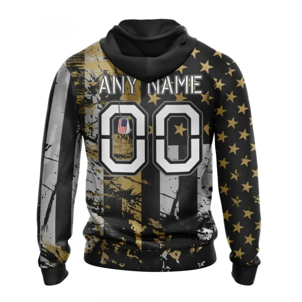 Anaheim Ducks, Specialized Jersey For America Graphic Hoodie