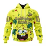 Anaheim Ducks, Specialized Jersey With Spongebob Graphic Hoodie